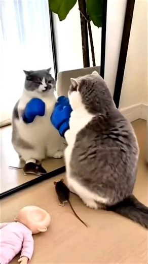 Niche dekho kitty 🤣 #funny #cat #shorts