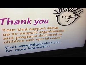 Baby Einstein: Language Nursery DVD Menu