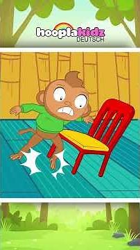 Five Little Monkeys - Children's Song #shorts #nurseryrhymes #kidssong #hooplakidzdeutsch