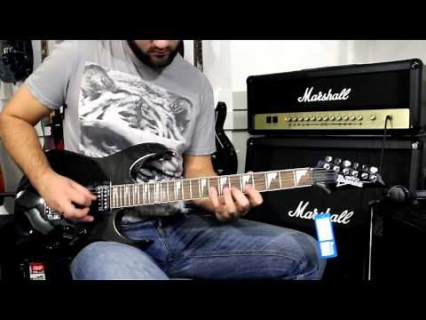 IBANEZ GRG170DX BKN - Demo Guitar