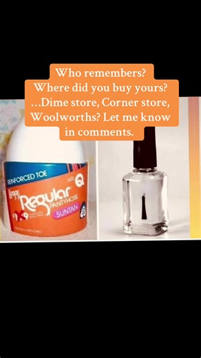 OK, Baby Boomers, Gen Jones, Gen❌- what was your go to store to purchase this duo? #Boomer #generationjones #genx #pantyhose #leggs