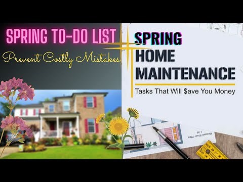 Spring Home Maintenance Checklist | Top 10 Home Maintenance Tips to keep home in good condition