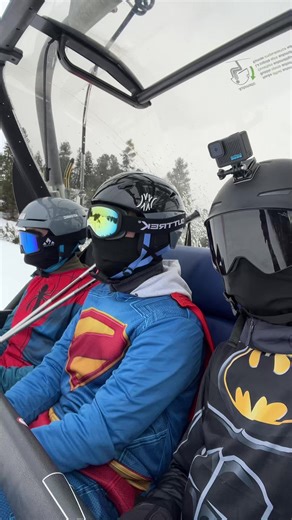 Superheros Saving Skiers: A Winter Adventure