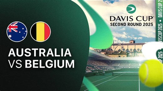 Australia vs Belgium - Full Match | Davis Cup 2025
