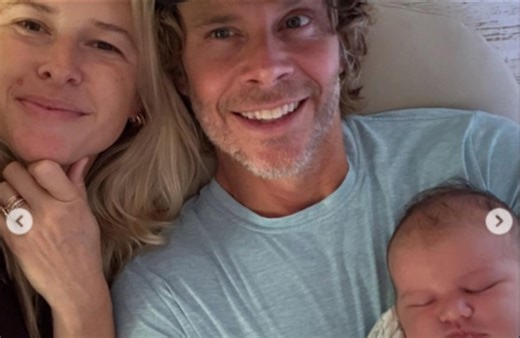 Eric Christian Olsen and Sarah Wright Olsen have become parents for the fourth time