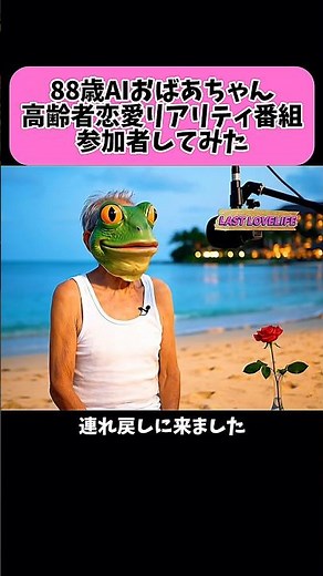 AIおばあちゃんが最後の恋に挑む！異例の高齢者向け恋愛番組がはじまる
