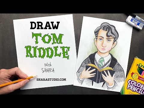 How to draw Tom Riddle