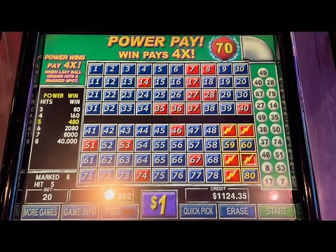$1 Power Keno $20 Bets Hits Wins Cash Out #kenonation