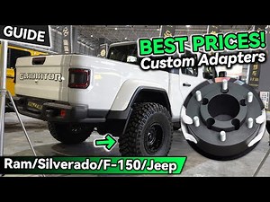 Best Custom Wheel Adapters Prices, Ultimate Guide For Trucks & Cars (Ram, Silverado, F-150, Jeep..)