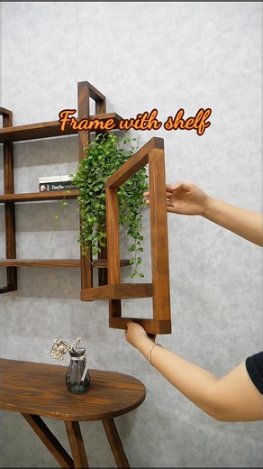 215K views · 2.4K reactions | Can a frame be more than just decor? I say YES ️✨ Added this frame with a little shelf and now it’s giving both art and function  Only issue? Now I want to hang one in every corner  What would you style on a frame shelf like this? #DIYDecor #ShelfieGoals #HomeInspo #FrameDecor #RoomMakeover #AestheticSpaces #DIYProjects #HomeVibes #OrganizeWithMe | House Decor Magic | Facebook