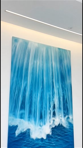 I Made a Massive Resin Waterfall! #Shorts #ResinArt #diy