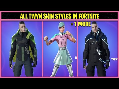 ALL TWYN SKIN STYLES IN FORTNITE