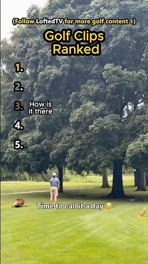 BEST Golf Clips Ever RANKED!