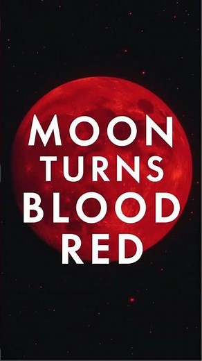 🌕 Blood Red Moon: End Times Cosmic Signs | Revelation Explained #shorts