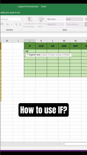 Excel IF Function Explained | IF Formula with Examples | Advanced Excel for Beginners