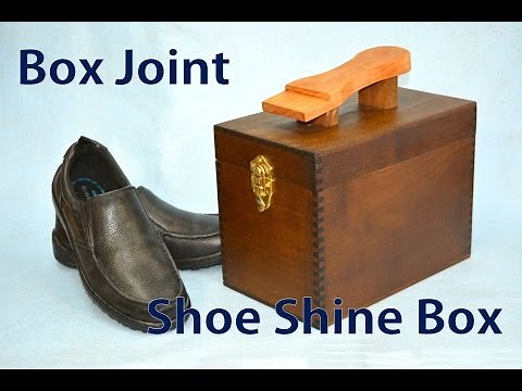 How to Make a Box Joint Shoe Shine Tote