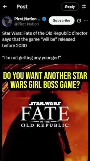 Another GIRL BOSS Star Wars game, sir? #gamingnews #starwars