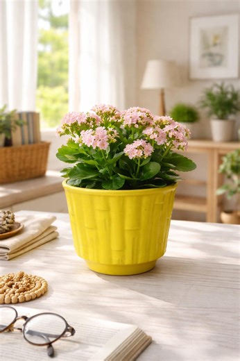 Large Mccoy Art Pottery Planter, Banana Yellow Bamboo - Etsy