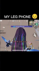BGMI MY PHONE LEG 😔😔 #bgmi #youtubeshorts #youtube