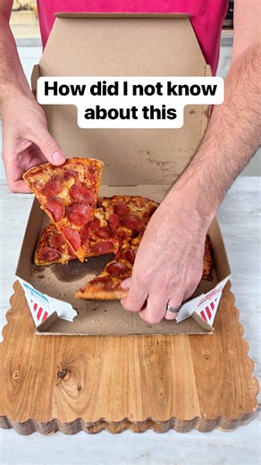 Best way to store leftover pizza #pizza #leftovers #fridgeorganization #pizzalovers | Liz & Jeff