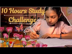 10 Hours productive study challenge 📚🏆