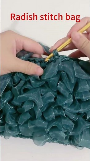 How to crochet Radish Stitch Bag |Beginners friendly #crochetpatterns #crochetstitch #crochetbag