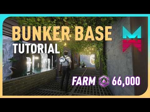Once Human: Building Underground Bunker Base Tutorial | AFK Starchrom Farming (66,000/Month!)