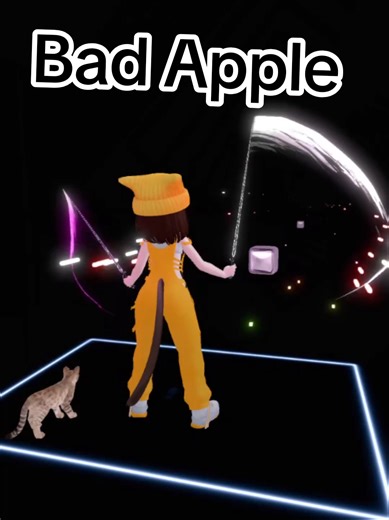 Can't go wrong with a good Bad Apple map!! ----- #vr #vtuber #beatsaber #fbt #badapple