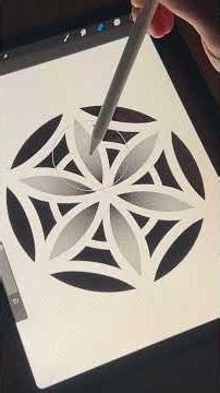 Creating Intricate Geometric Patterns on a Digital Canvas