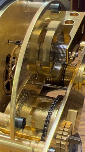 This video shows the Balance of a Marine Chronometer in action #chronometer #clock #marinechronometer #clockrepair | The British Clockmaker