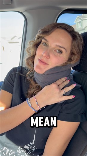 Stop sacrificing your neck on long car rides 😅🚗