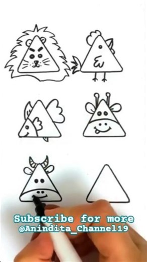 Easy drawing Tutorial Triangle #drawing #tutorial #learning #Triangle