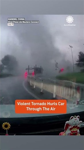 🌪️ Tornado Picks Up Car and Sends It Flying 😱 | Caught on Camera