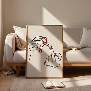 Your Nails First Printable Wall Art, Minimalist Beauty Poster, Self Care, Bathroom Salon Decor - Etsy