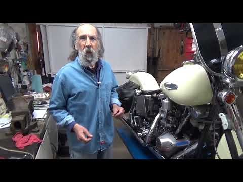 Engine Oil Lines on a Shovelhead