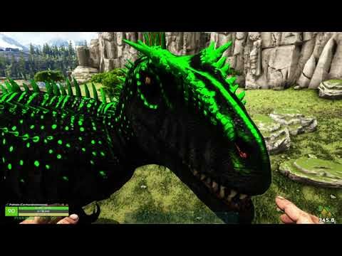 How to color a dino in ark.
