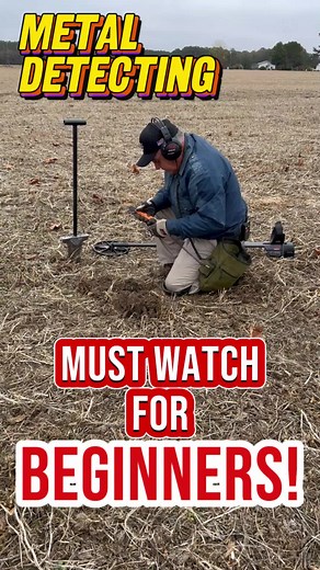 New to metal detecting? Must watch this video! #metaldetecting #treasure #relics #fyp #northcarolina #bigfoot
