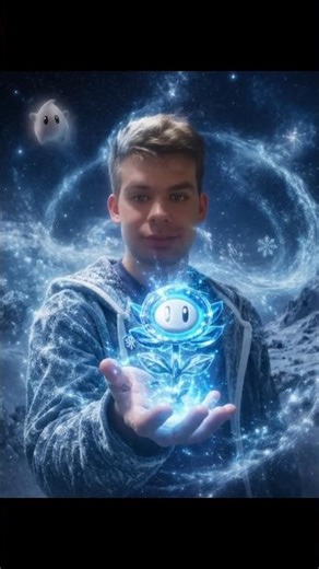 Poderes de fuego y hielo creados por IA 😳🔥❄️”#mariogalaxy #poderinterior