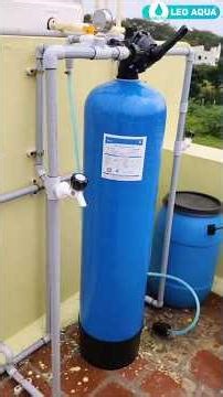 💯💧Water softener whole house filtration process💯💧 வீடு முழுவதும் பயன்படும் #leoaqua #watersoftener