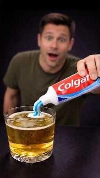 A secret you've never known! Mix toothpaste with beer—you'll be surprised 😱 Brain Tips