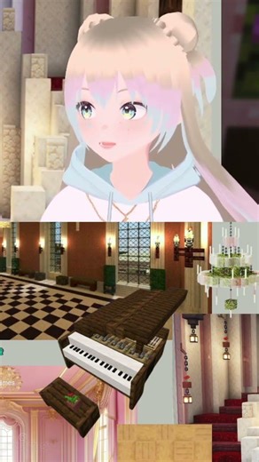 I'm so excited to make this piano!! #minecraft #origins #vtuber #deeperanddarker