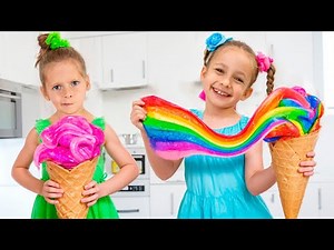 Slime - Children Song by Maya and Mary