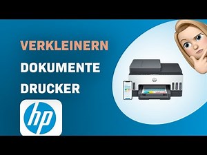 Wie man Dokumente auf dem HP Smart Tank 7305 Drucker verkleinert