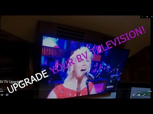 UPGRADE YOUR RV TV! HOW TO GET A 43" SAMSUNG TV INTO YOUR OLDER RV