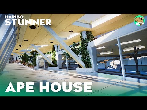 Incredible Ape House Gorilla & Bonobo - Planet Zoo Speedbuild