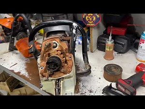 How to fix stuck throttle on stihl 462 chainsaw