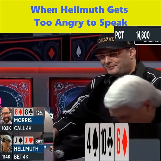 When Hellmuth Gets Too Angry to Speak | JUBA BAHA