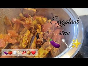 Eggplant Stew - quick & easy, healthy ✨️