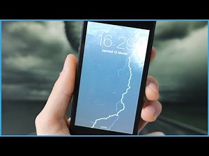 WeatherBoard : Des animations météo en fond d'écran pour iOS 8 et 7