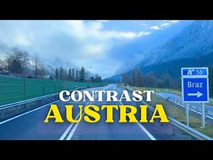 Winter Drive Through Austria’s Snowy Alps | Braz to Wald am Arlberg